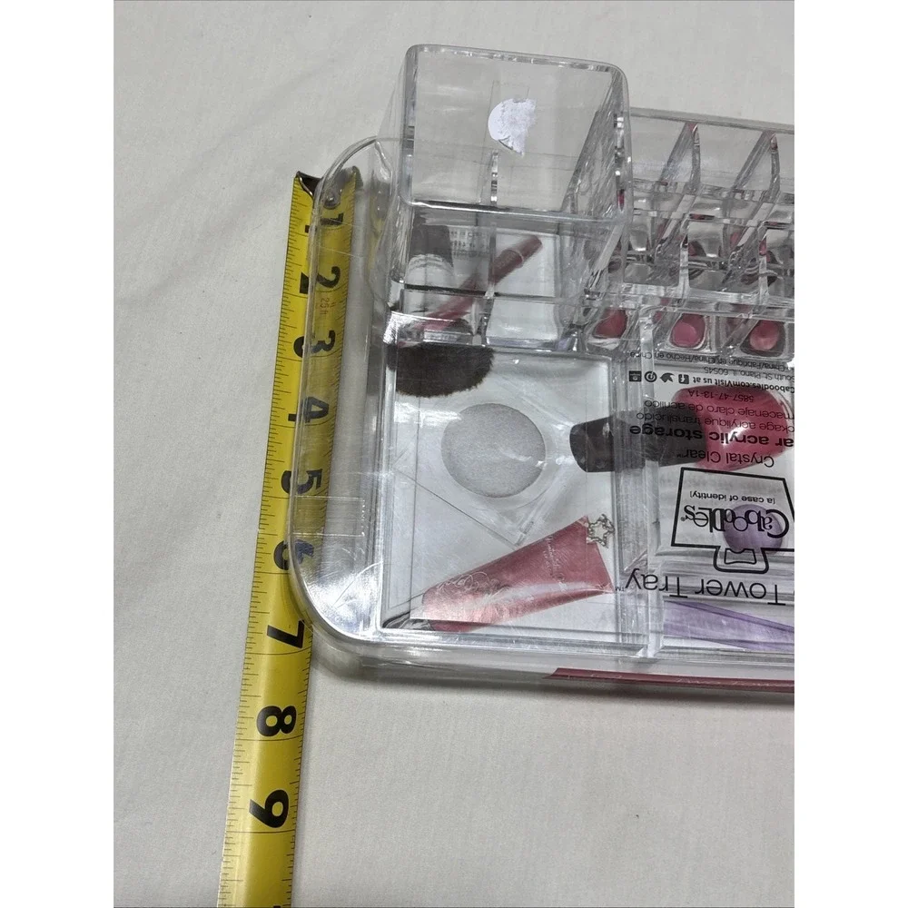 Caboodles‎ Crystal Clear Cosmetic Makeup Keeper Tray Organizer BNIP